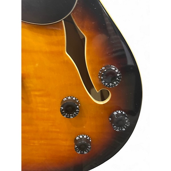 Used Peavey JF1 EX Tobacco Sunburst Hollow Body Electric Guitar