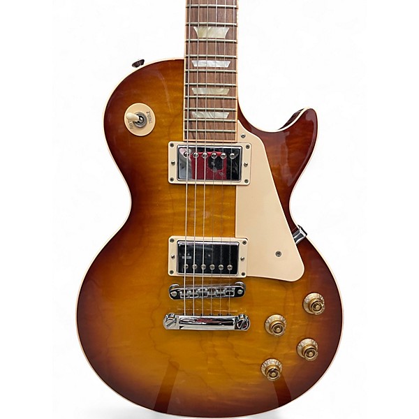 Used Gibson Les Paul Traditional 2 Color Sunburst Solid Body Electric Guitar
