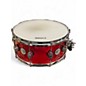 Used DW 14X6.5 Design Series  Ruby Red Acrylic Drum thumbnail
