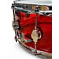 Used DW 14X6.5 Design Series  Ruby Red Acrylic Drum