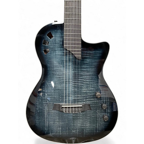 Used Cordoba Stage Trans Black Classical Acoustic Electric Guitar