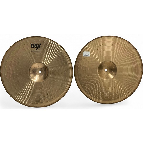 Used SABIAN 14in B8X HI HAT PAIR Cymbal