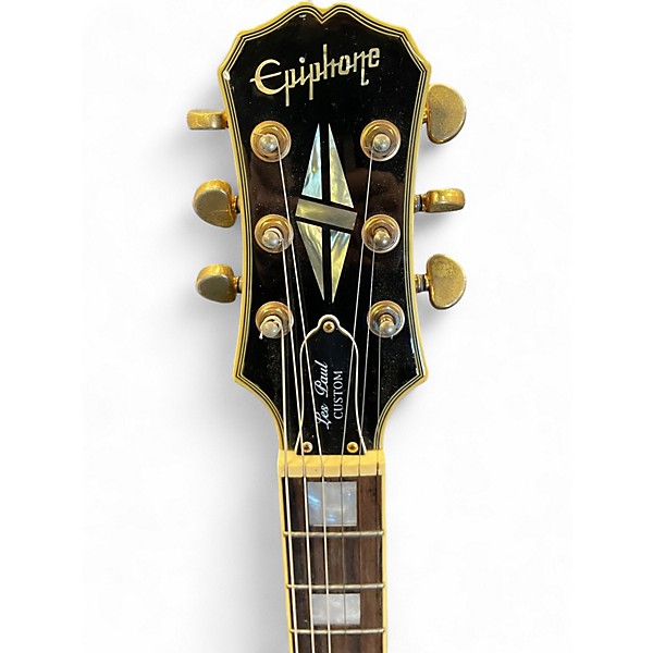 Used Epiphone Les Paul Custom Cherry Sunburst Solid Body Electric Guitar