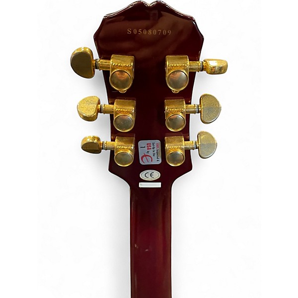 Used Epiphone Les Paul Custom Cherry Sunburst Solid Body Electric Guitar