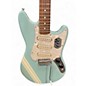 Used 2004 Fender deluxe series cyclone II Daphne Blue Solid Body Electric Guitar