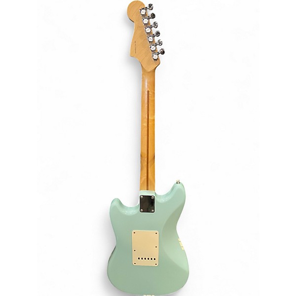 Used 2004 Fender deluxe series cyclone II Daphne Blue Solid Body Electric Guitar