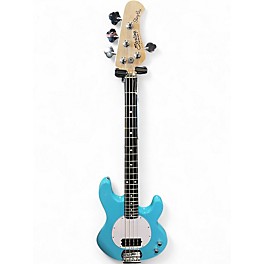 Used Sterling by Music Man RAY 2 ELECTRIC BLUE Electric Bass Guitar