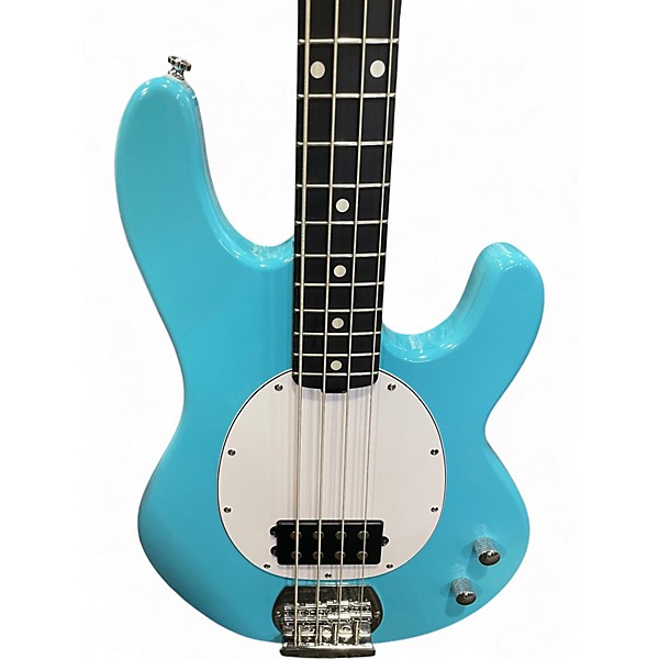 Used Sterling by Music Man RAY 2 ELECTRIC BLUE Electric Bass Guitar