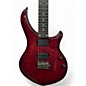 Used Sterling by Music Man JP Majesty Flame Top Royal Red Solid Body Electric Guitar