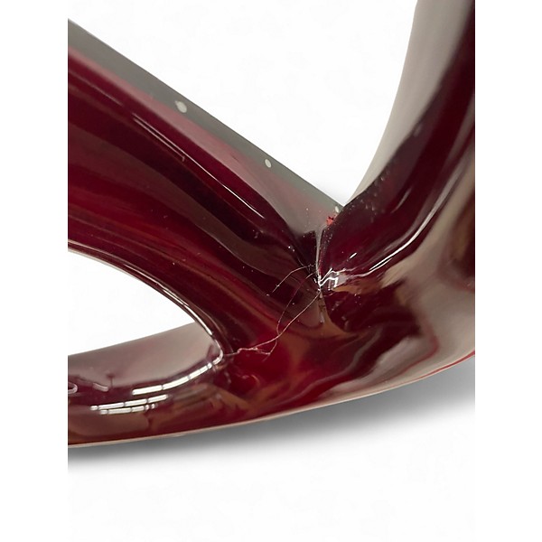 Used Sterling by Music Man JP Majesty Flame Top Royal Red Solid Body Electric Guitar