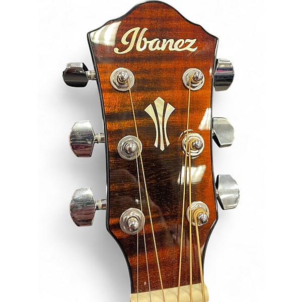 Used Ibanez AEG70L Tiger Honeyburst Acoustic Electric Guitar