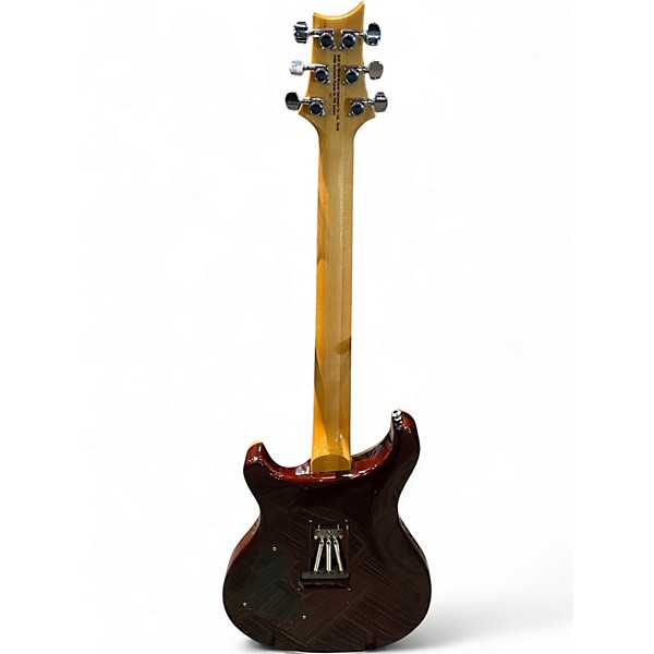 Used PRS SE CUSTOM 24 ROASTED MAPLE FRETBOARD BLACK GOLD SUNBURST Solid Body Electric Guitar