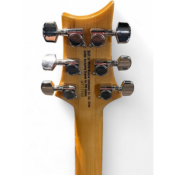 Used PRS SE CUSTOM 24 ROASTED MAPLE FRETBOARD BLACK GOLD SUNBURST Solid Body Electric Guitar