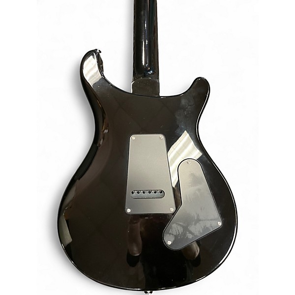 Used PRS SE Custom 24 Black Gold Sunburst Solid Body Electric Guitar