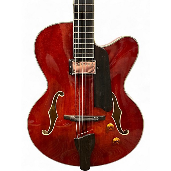 Used Eastman ar503ce trans red Hollow Body Electric Guitar