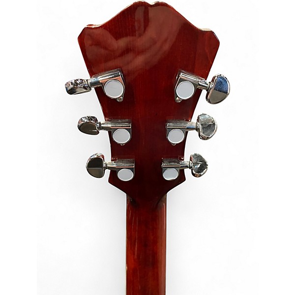 Used Eastman ar503ce trans red Hollow Body Electric Guitar