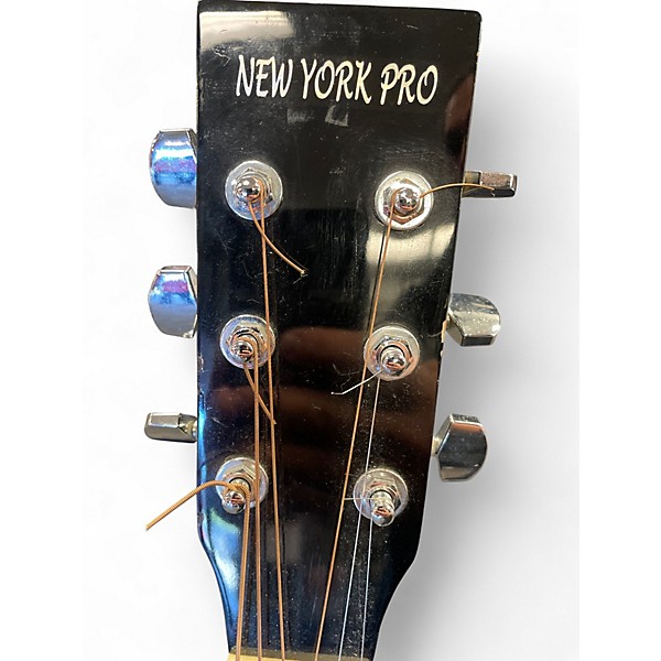 Used New York Pro NY42BK Black Acoustic Guitar