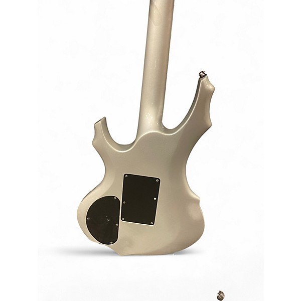 Used ESP LTD F250 Metallic Silver Solid Body Electric Guitar