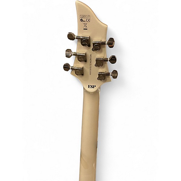 Used ESP LTD F250 Metallic Silver Solid Body Electric Guitar