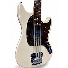 Used Fender Mustang Bass Vintage White Electric Bass Guitar