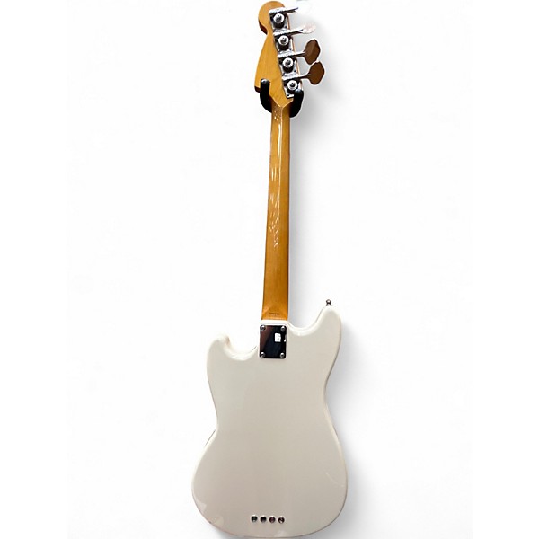Used Fender Mustang Bass Vintage White Electric Bass Guitar