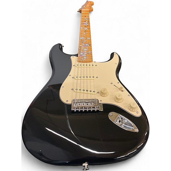Used Fender Player Stratocaster Black Solid Body Electric Guitar