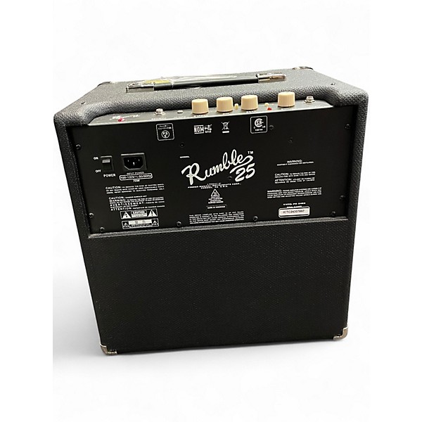 Used Fender Rumble 25 25W 1x10 Bass Combo Amp