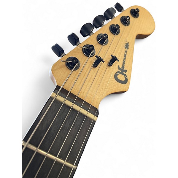 Used Charvel SoCal Style 1 HH Black and Gold Solid Body Electric Guitar