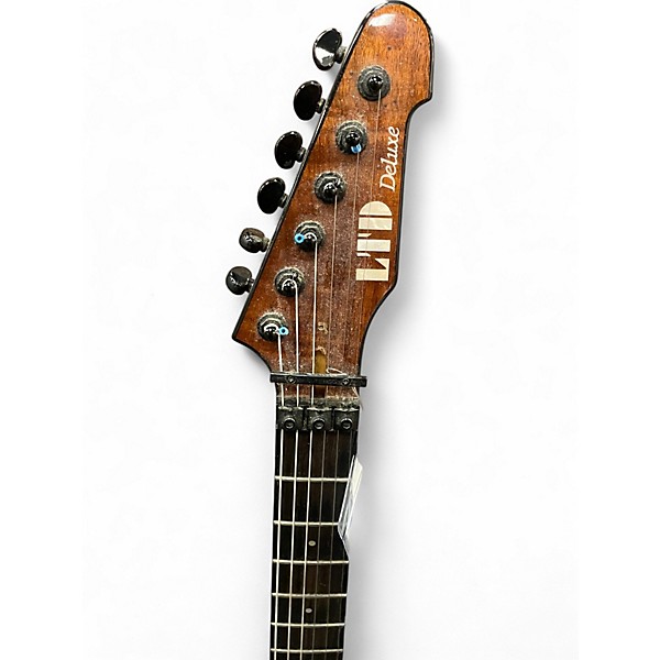 Used ESP LTD M1000 HT DELUXE Mahogany Solid Body Electric Guitar