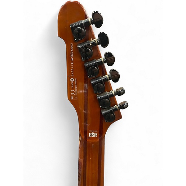 Used ESP LTD M1000 HT DELUXE Mahogany Solid Body Electric Guitar