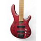 Used Cort B4 ELEMENT Crimson Red Trans Electric Bass Guitar