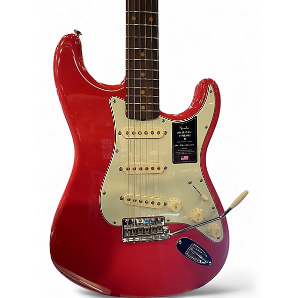 Used Fender AMERICAN VINTAGE II 1961 STRATOCASTER Dakota Red Solid Body Electric Guitar