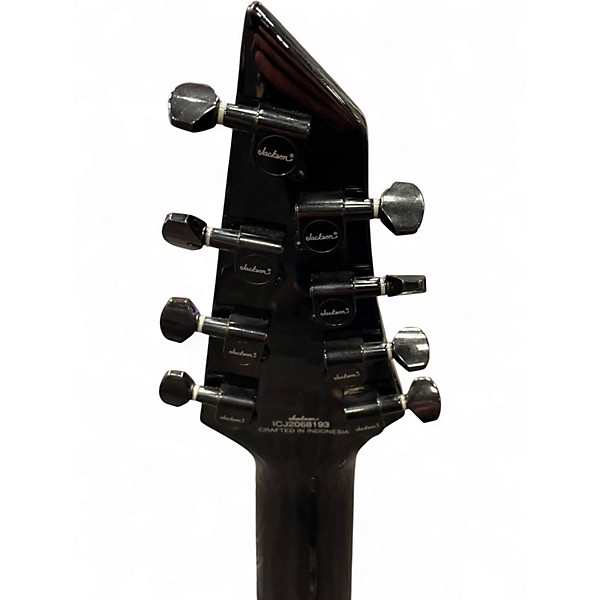 Used Jackson SLATX8Q MS Transparent Black Burst Solid Body Electric Guitar