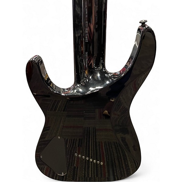 Used Jackson SLATX8Q MS Transparent Black Burst Solid Body Electric Guitar