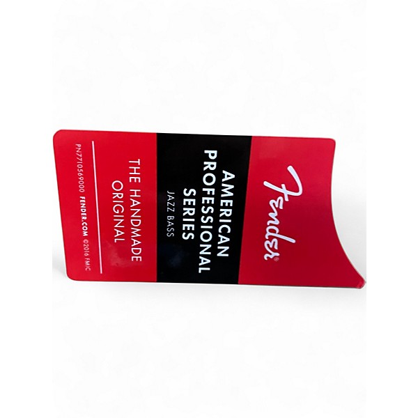 Used Fender American Professional Jazz Bass Natural Electric Bass Guitar