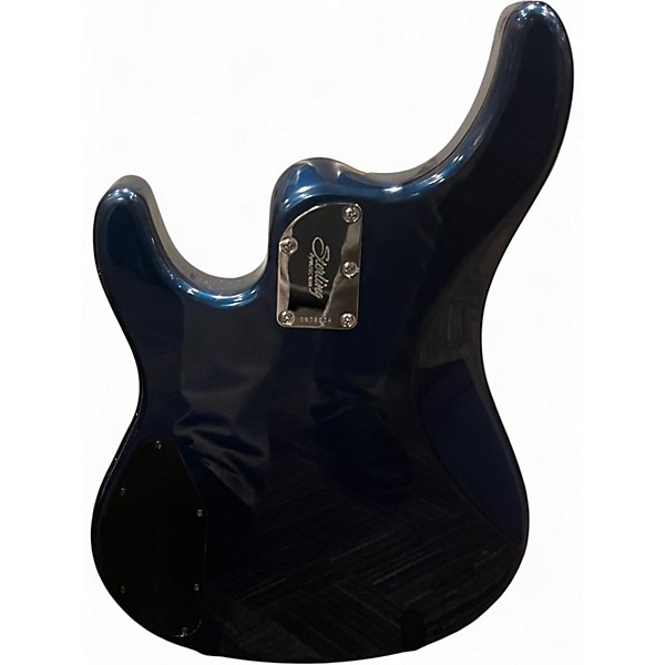 Used Sterling by Music Man SB14 Blue Pearl Electric Bass Guitar