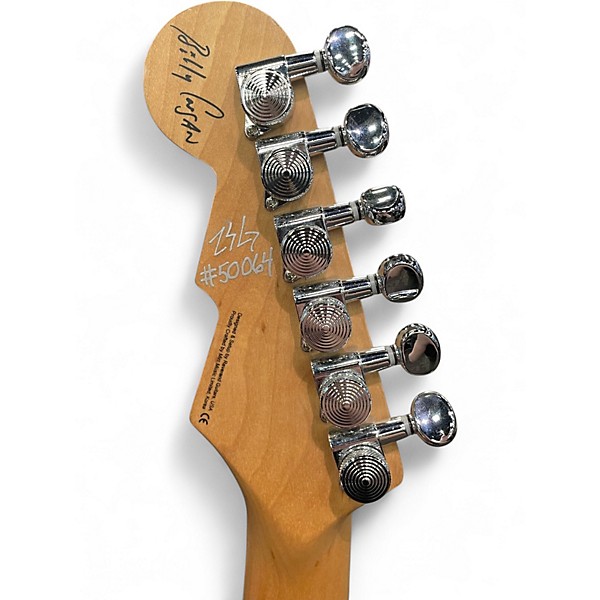 Used Reverend Billy Corgan Z-One Metallic Silver Freeze Solid Body Electric Guitar