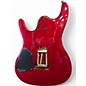 Used Ibanez S470QS S Series Transparent Red Solid Body Electric Guitar