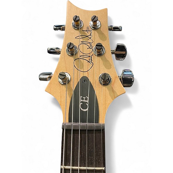 Used 2023 PRS CE24 Trans Purple Solid Body Electric Guitar