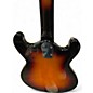 Used Danelectro 66 2 Tone Sunburst Hollow Body Electric Guitar