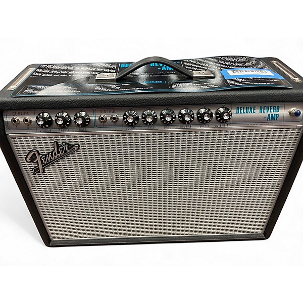 Used Fender 1968 Custom Deluxe Reverb 22W 1x12 Tube Guitar Combo Amp
