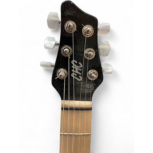 Used Chc Guitars LP STYLE P90/S DOGHAIR BLACK Solid Body Electric Guitar