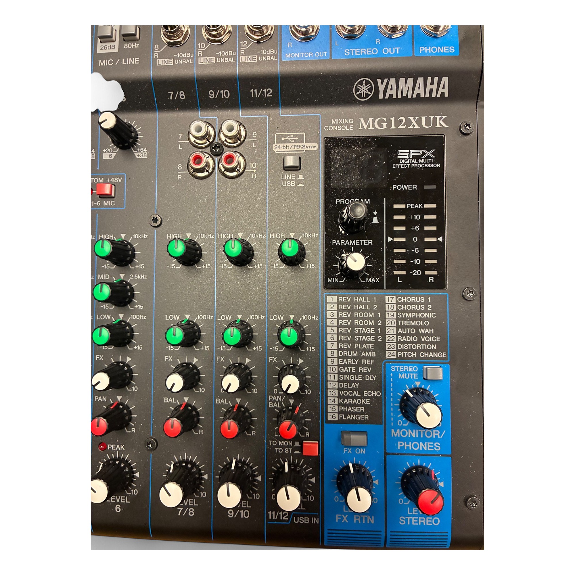 Used Yamaha mg12xuk Powered Mixer | Guitar Center