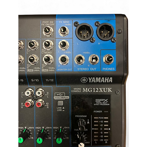 Used Yamaha mg12xuk Powered Mixer | Guitar Center