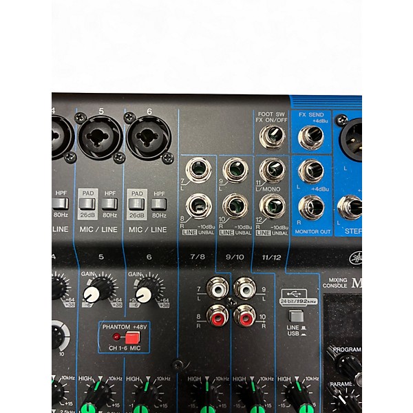 Used Yamaha mg12xuk Powered Mixer | Guitar Center