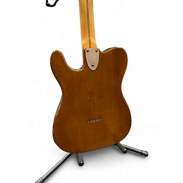 Vintage 1974 Fender Telecaster Custom Mocha Solid Body Electric Guitar