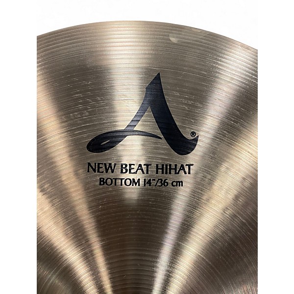 Used Zildjian 14in New Beat Hi Hat Bottom Cymbal
