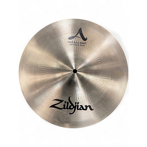 Used Zildjian 14in New Beat Hi Hat Bottom Cymbal