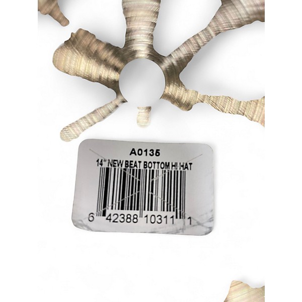 Used Zildjian 14in New Beat Hi Hat Bottom Cymbal