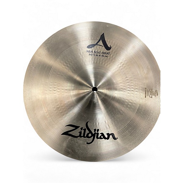 Used Zildjian 14in New Beat Hi Hat Bottom Cymbal